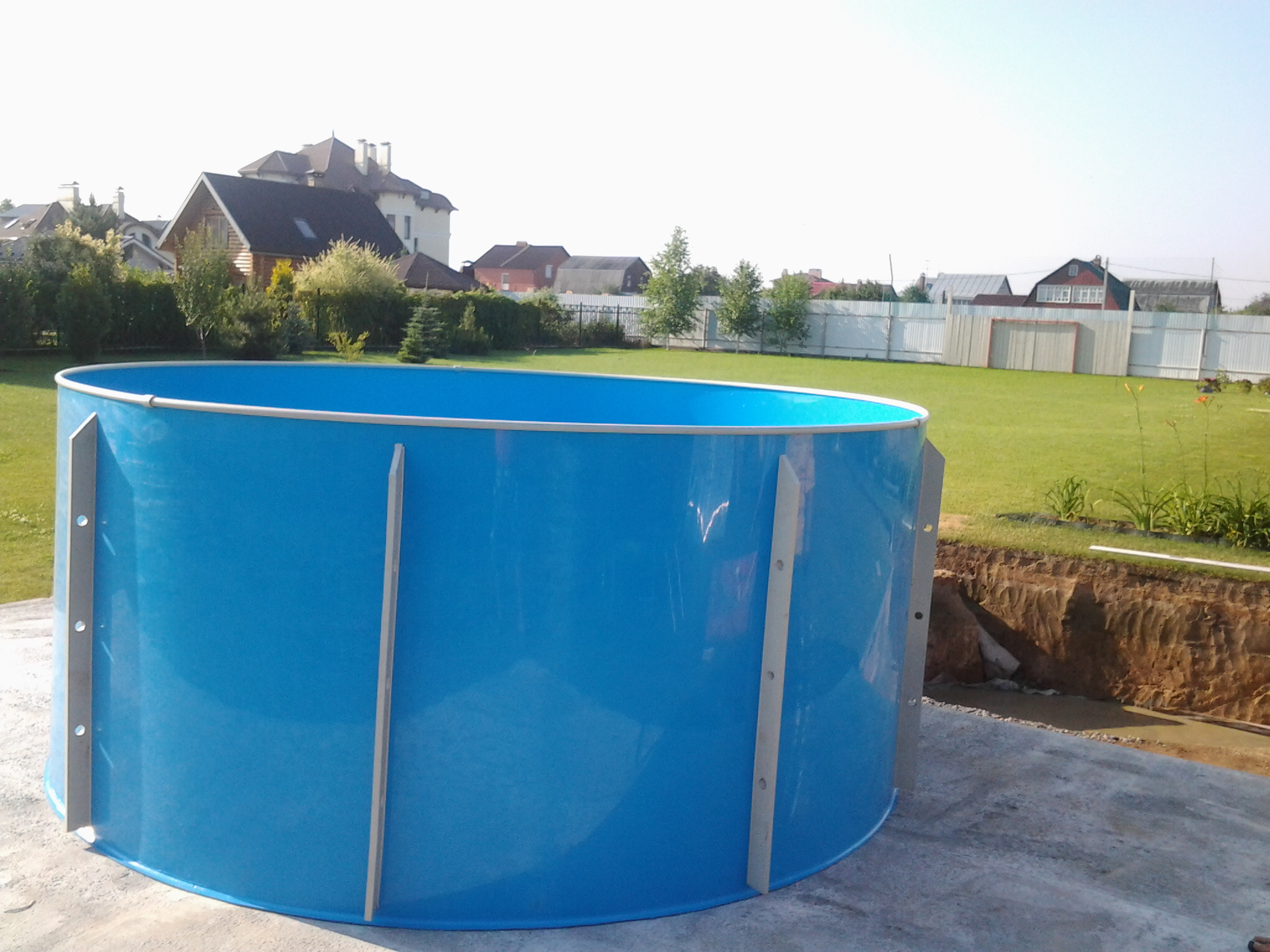 Уличный полипропиленовый бассейн для отеля — Сочи, PP-H, ~18 м³